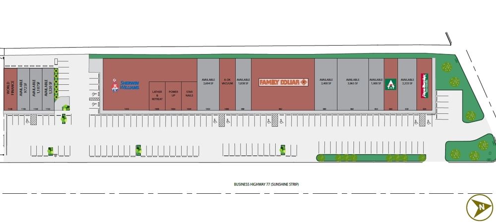 Creekside Plaza: 900 S 77 Sunshine Strip, Harlingen, TX 78550